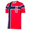Maglia Norvegia Odegaard 10 Primo Mondiali 2026 Maniche Corte - Uomo