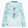 Maglia Portogallo Ronaldo 7 Secondo Mondiali 2026 Maniche Lunghe - Uomo