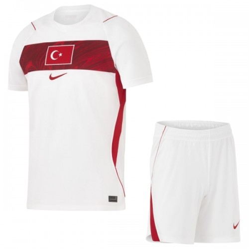Divisa Turchia Secondo Mondiali 2026 Maniche Corte - Bambino Divisa Turchia Secondo Mondiali 2026 Maniche Corte - Bambino