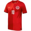 Maglia Canada J. David 10 Primo Mondiali 2026 Maniche Corte - Uomo