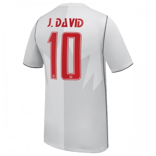 Maglia Canada J. David 10 Terzo Mondiali 2026 Maniche Corte - Uomo Maglia Canada J. David 10 Terzo Mondiali 2026 Maniche Corte - Uomo