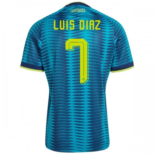 Maglia Colombia Luis Diaz 7 Secondo Mondiali 2026 Maniche Corte - Uomo Maglia Colombia Luis Diaz 7 Secondo Mondiali 2026 Maniche Corte - Uomo