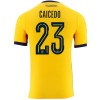 Maglia Ecuador Caicedo 23 Primo Mondiali 2026 Maniche Corte - Uomo Maglia Ecuador Caicedo 23 Primo Mondiali 2026 Maniche Corte - Uomo