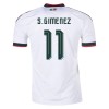 Maglia Messico S.Gimenez 11 Secondo Mondiali 2026 Maniche Corte - Uomo