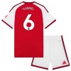 Divisa Arsenal Gabriel 6 Primo 2026-27 Maniche Corte - Bambino