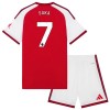 Divisa Arsenal Saka 7 Primo 2026-27 Maniche Corte - Bambino