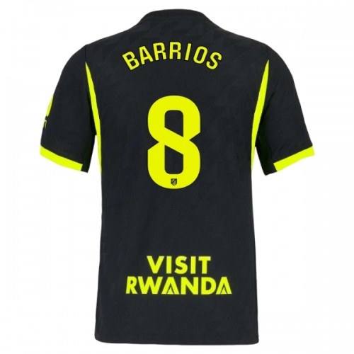 Maglia Atlético Madrid Barrios 8 Secondo 2026-27 Maniche Corte - Uomo Maglia Atlético Madrid Barrios 8 Secondo 2026-27 Maniche Corte - Uomo