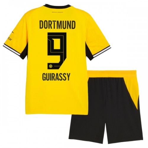 Divisa Borussia Dortmund Guirassy 9 Primo 2026-27 Maniche Corte - Bambino Divisa Borussia Dortmund Guirassy 9 Primo 2026-27 Maniche Corte - Bambino