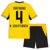 Divisa Borussia Dortmund N. Schlotterbeck 4 Primo 2026-27 Maniche Corte - Bambino Divisa Borussia Dortmund N. Schlotterbeck 4 Primo 2026-27 Maniche Corte - Bambino