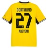 Maglia Borussia Dortmund Adeyemi 27 Primo 2026-27 Maniche Corte - Uomo Maglia Borussia Dortmund Adeyemi 27 Primo 2026-27 Maniche Corte - Uomo