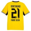 Maglia Borussia Dortmund Fabio Silva 21 Primo 2026-27 Maniche Corte - Uomo Maglia Borussia Dortmund Fabio Silva 21 Primo 2026-27 Maniche Corte - Uomo