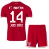 Divisa FC Bayern Monaco Luis Diaz 14 Primo 2026-27 Maniche Corte - Bambino