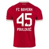 Maglia FC Bayern Monaco Pavlovic 45 Primo 2026-27 Maniche Corte - Uomo Maglia FC Bayern Monaco Pavlovic 45 Primo 2026-27 Maniche Corte - Uomo