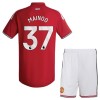 Divisa Manchester United Mainoo 37 Primo 2026-27 Maniche Corte - Bambino Divisa Manchester United Mainoo 37 Primo 2026-27 Maniche Corte - Bambino