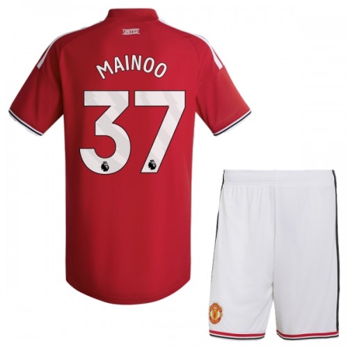 Divisa Manchester United Mainoo 37 Primo 2026-27 Maniche Corte - Bambino Divisa Manchester United Mainoo 37 Primo 2026-27 Maniche Corte - Bambino