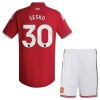 Divisa Manchester United Sesko 30 Primo 2026-27 Maniche Corte - Bambino