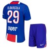 Divisa Paris Saint Germain Bradley Barcola 29 Primo 2026-27 Maniche Corte - Bambino Divisa Paris Saint Germain Bradley Barcola 29 Primo 2026-27 Maniche Corte - Bambino