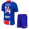 Divisa Paris Saint Germain Desire Doue 14 Primo 2026-27 Maniche Corte - Bambino Divisa Paris Saint Germain Desire Doue 14 Primo 2026-27 Maniche Corte - Bambino
