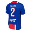 Divisa Paris Saint Germain Hakimi 2 Primo 2026-27 Maniche Corte - Bambino