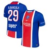Maglia Paris Saint Germain Bradley Barcola 29 Primo 2026-27 Maniche Corte - Uomo Maglia Paris Saint Germain Bradley Barcola 29 Primo 2026-27 Maniche Corte - Uomo