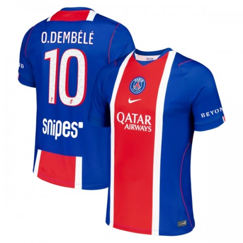 Maglia Paris Saint Germain O. Dembele 10 Primo 2026-27 Maniche Corte - Uomo Maglia Paris Saint Germain O. Dembele 10 Primo 2026-27 Maniche Corte - Uomo