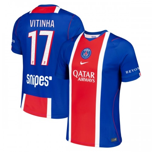 Maglia Paris Saint Germain Vitinha 17 Primo 2026-27 Maniche Corte - Uomo Maglia Paris Saint Germain Vitinha 17 Primo 2026-27 Maniche Corte - Uomo