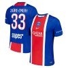 Maglia Paris Saint Germain Zaire Emery 33 Primo 2026-27 Maniche Corte - Uomo Maglia Paris Saint Germain Zaire Emery 33 Primo 2026-27 Maniche Corte - Uomo