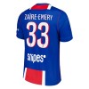 Maglia Paris Saint Germain Zaire Emery 33 Primo 2026-27 Maniche Corte - Uomo