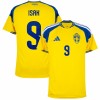 Maglia Svezia Isak 9 Primo Mondiali 2026 Maniche Corte - Uomo Maglia Svezia Isak 9 Primo Mondiali 2026 Maniche Corte - Uomo