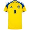 Maglia Svezia Isak 9 Primo Mondiali 2026 Maniche Corte - Uomo