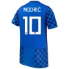 Divisa Croazia Modrić 10 Secondo Mondiali 2026 Maniche Corte - Bambino