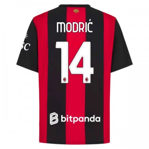 Maglia AC Milan Modrić 14 Primo 2026-27 Maniche Corte - Uomo Maglia AC Milan Modrić 14 Primo 2026-27 Maniche Corte - Uomo