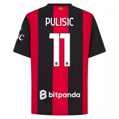 Maglia AC Milan Pulisic 11 Primo 2026-27 Maniche Corte - Uomo Maglia AC Milan Pulisic 11 Primo 2026-27 Maniche Corte - Uomo