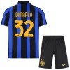 Divisa Inter Milan Dimarco 32 Primo 2026-27 Maniche Corte - Bambino