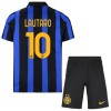 Divisa Inter Milan Lautaro 10 Primo 2026-27 Maniche Corte - Bambino