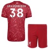 Divisa Liverpool Gravenberch 38 Primo 2026-27 Maniche Corte - Bambino
