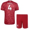 Divisa Liverpool Virgil 4 Primo 2026-27 Maniche Corte - Bambino Divisa Liverpool Virgil 4 Primo 2026-27 Maniche Corte - Bambino