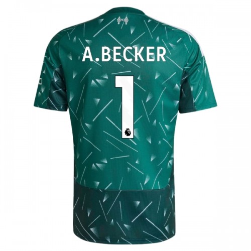 Maglia Portiere Liverpool A. Becker 1 Primo 2026-27 Maniche Corte Verde - Uomo Maglia Portiere Liverpool A. Becker 1 Primo 2026-27 Maniche Corte Verde - Uomo