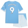Divisa Manchester City Haaland 9 Primo 2026-27 Maniche Corte - Bambino