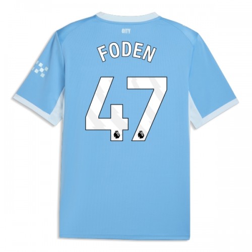 Maglia Manchester City Foden 47 Primo 2026-27 Maniche Corte - Uomo Maglia Manchester City Foden 47 Primo 2026-27 Maniche Corte - Uomo