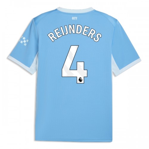 Maglia Manchester City Reijnders 4 Primo 2026-27 Maniche Corte - Uomo Maglia Manchester City Reijnders 4 Primo 2026-27 Maniche Corte - Uomo