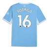 Maglia Manchester City Rodrigo 16 Primo 2026-27 Maniche Corte - Uomo Maglia Manchester City Rodrigo 16 Primo 2026-27 Maniche Corte - Uomo