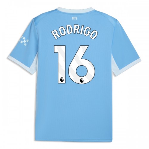 Maglia Manchester City Rodrigo 16 Primo 2026-27 Maniche Corte - Uomo Maglia Manchester City Rodrigo 16 Primo 2026-27 Maniche Corte - Uomo
