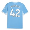 Maglia Manchester City Semenyo 42 Primo 2026-27 Maniche Corte - Uomo Maglia Manchester City Semenyo 42 Primo 2026-27 Maniche Corte - Uomo