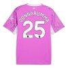 Maglia Portiere Manchester City Donnarumma 25 Secondo 2026-27 Maniche Corte Rosa - Uomo Maglia Portiere Manchester City Donnarumma 25 Secondo 2026-27 Maniche Corte Rosa - Uomo