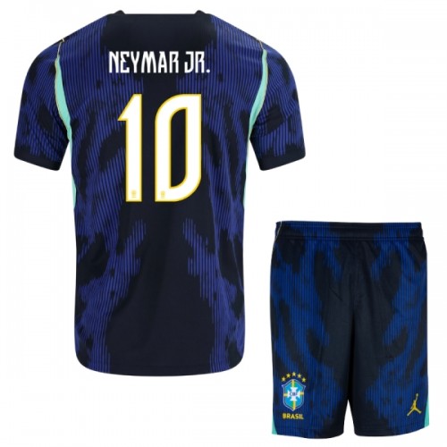 Divisa Brasile Neymar JR 10 Secondo Mondiali 2026 Maniche Corte - Bambino Divisa Brasile Neymar JR 10 Secondo Mondiali 2026 Maniche Corte - Bambino
