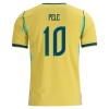 Divisa Brasile Pele 10 Primo Mondiali 2026 Maniche Corte - Bambino