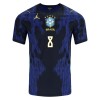Maglia Brasile Bruno Guimaraes 8 Secondo Mondiali 2026 Maniche Corte - Uomo
