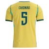 Maglia Brasile Casemiro 5 Primo Mondiali 2026 Maniche Corte - Uomo