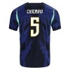Maglia Brasile Casemiro 5 Secondo Mondiali 2026 Maniche Corte - Uomo